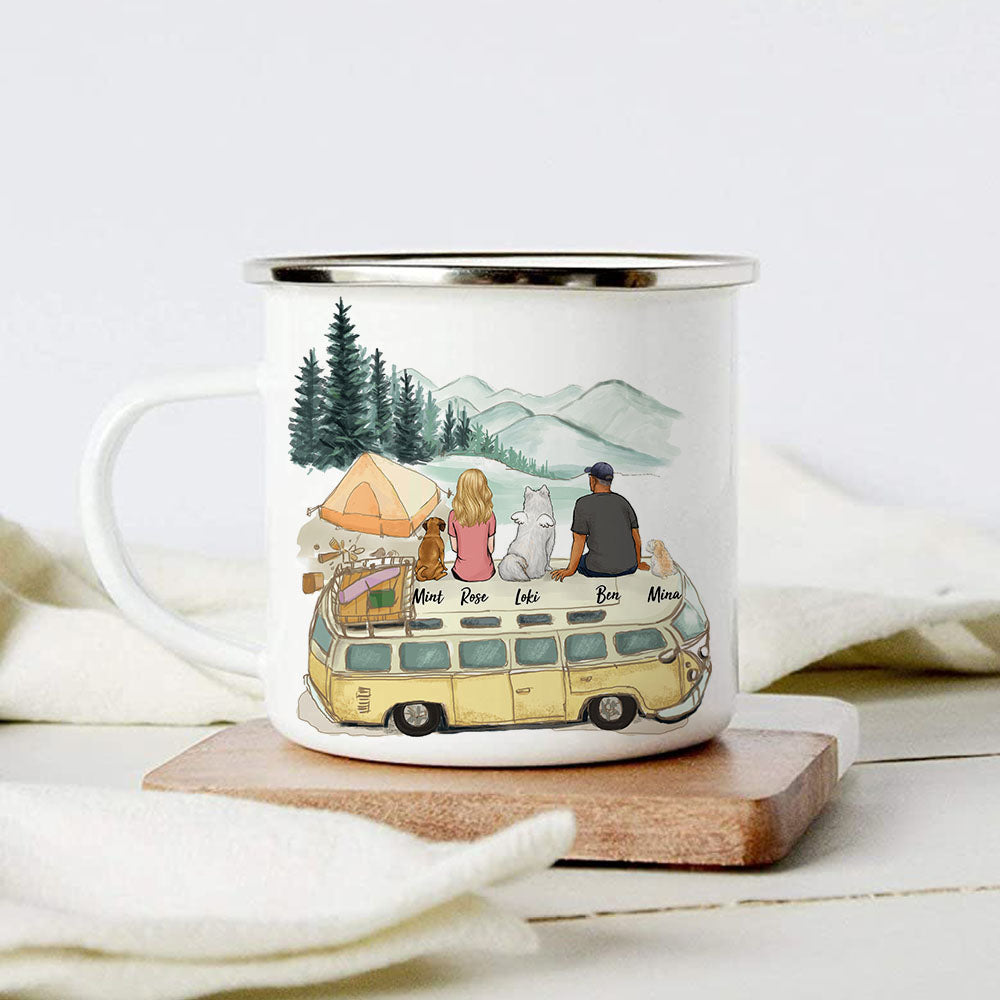 Custom Camping Mug, Insulated Mug, Adventure Mug, Hiking Camp Mugs, Metal  Coffee Mugs, Campfire Mug, Couples Coffee Gift, Coffee Gift 