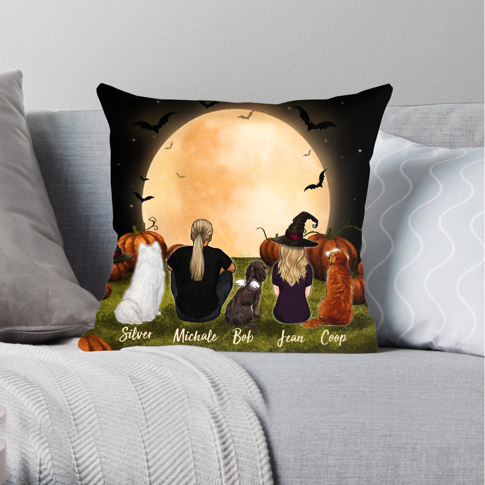 Personalized Family Members Throw Pillow Christmas Gift for The Whole Family Canvas Pillow 12x12in Unifury