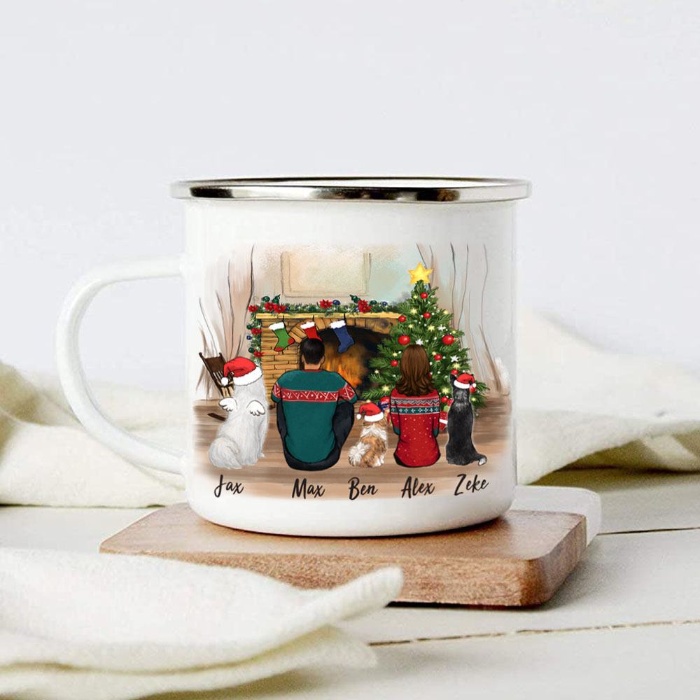 Personalized dog mug gifts for dog lovers - Wooden Dock - 2250