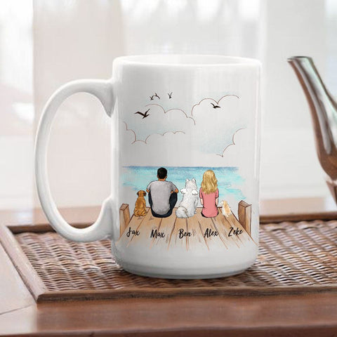 Personalized Mens Coffee Mugs - Photo Sentiments - 15 oz.