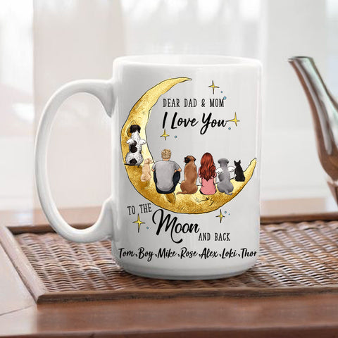 Personalized Coffee Mug, Custom Coffee Mug With Handle, Insulated Coffee Mug,  Birthday Gift, Mom and Dad Gift, Funny Quote on Mugs 15oz 