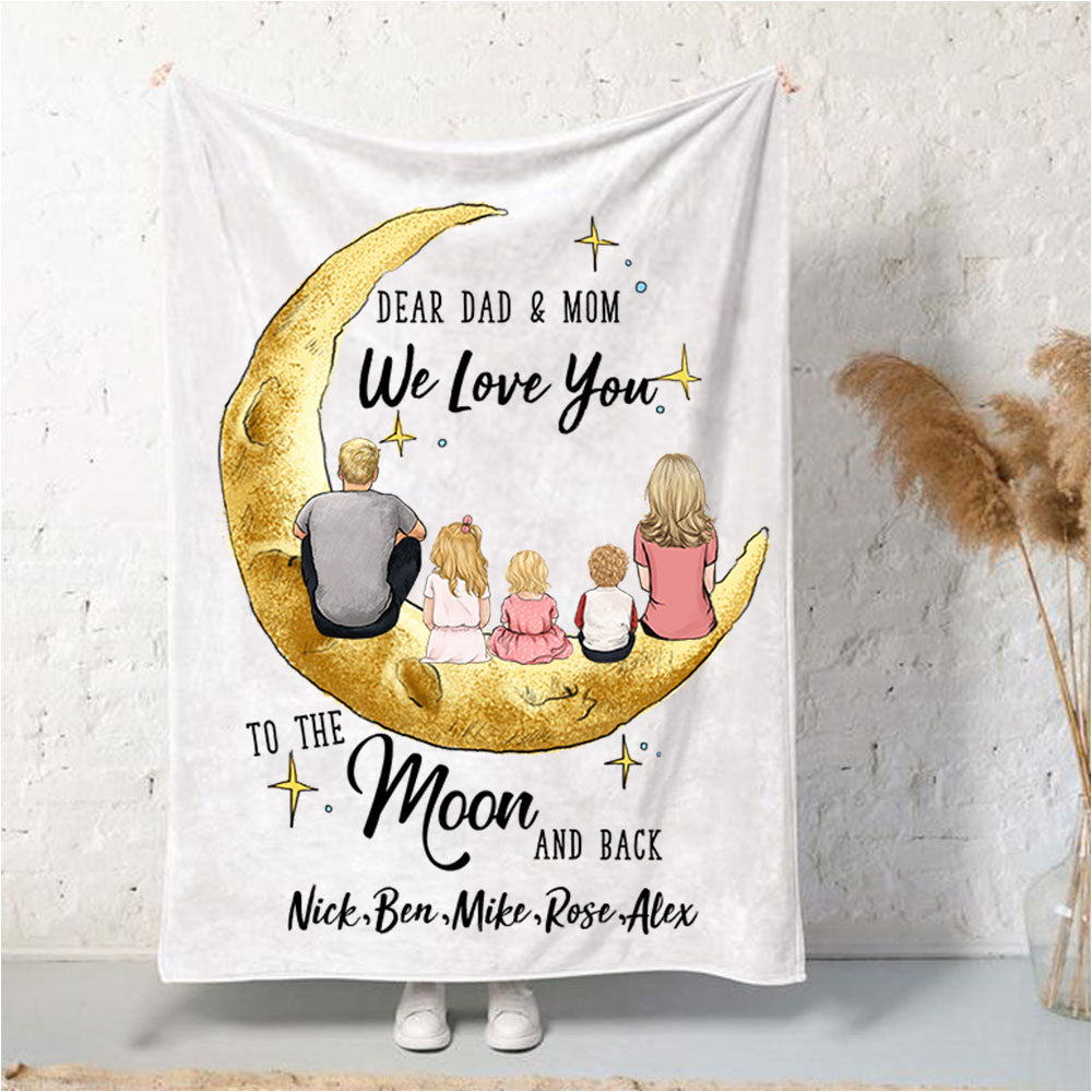 We Love You, Mom - Personalized Custom Blanket - Gift For Family, Chri -  Pawfect House ™