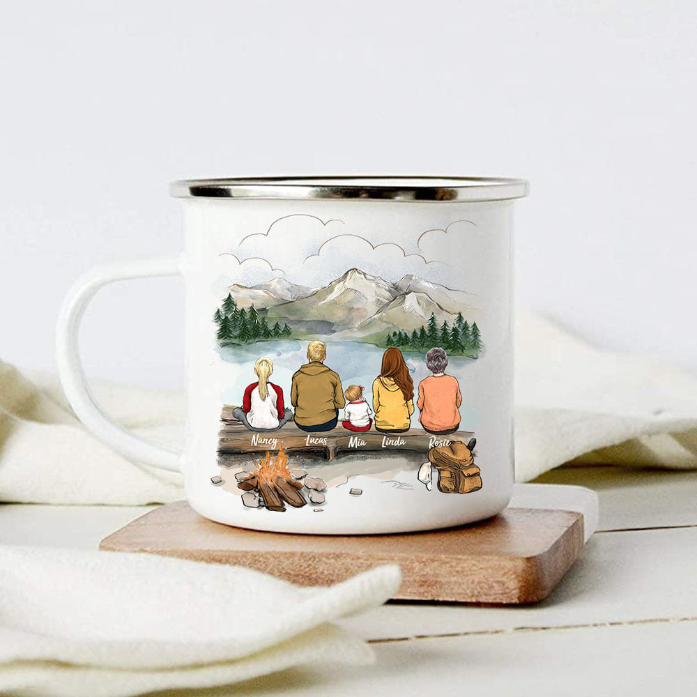 Hike Girl Summer Camp Mug, Cute Mugs Aesthetic, Nature Mug, Camp Mug  Enamel, Camping Bachelorette, Hiking Mug, Hiking Gift, Outdoorsy Gift 