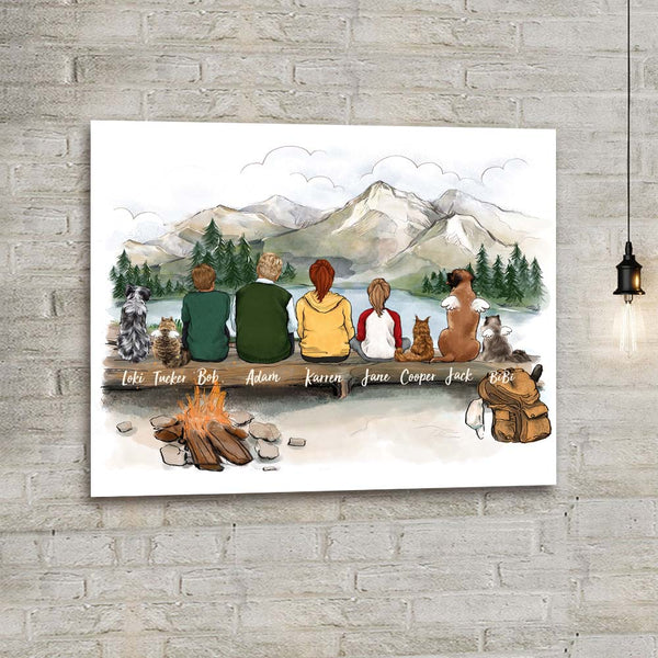 family canvas print