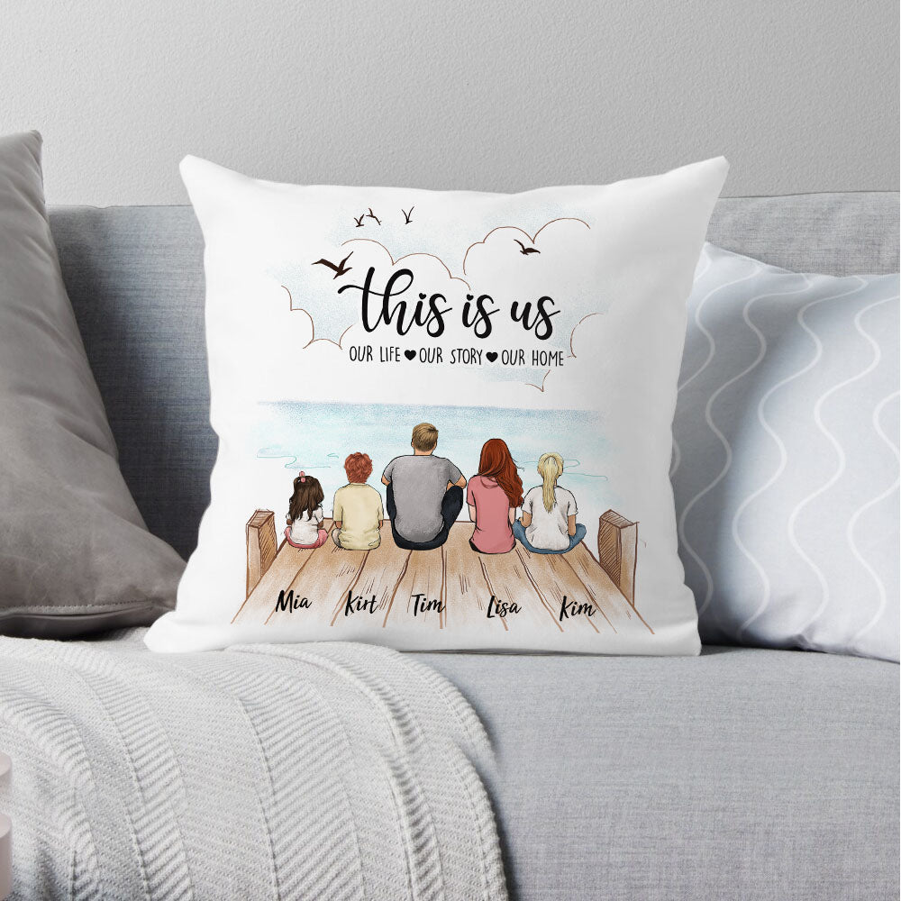 #1 Grandma Picture Pillow