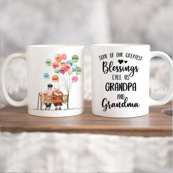 Blessed Grandpa Personalized Engraved YETI Tumbler - Father's Day