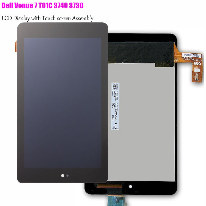 Voor Dell Venue 7 T01c 3740 3730 Tablet Pc Touch Screen Digitizer Lcd Display Assembly Onderdelen Vervangen Panel Grandado Com