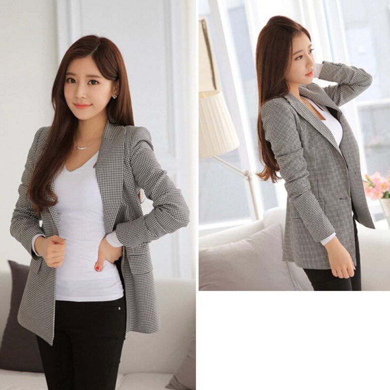 lange dames blazer