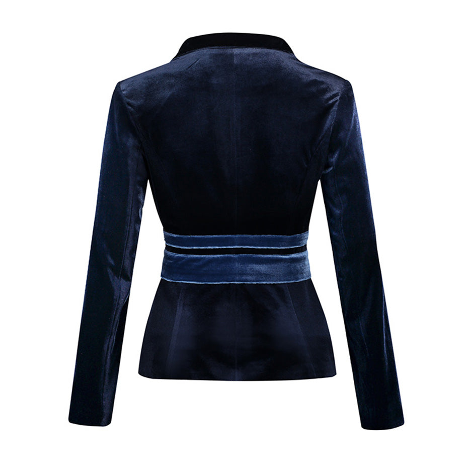 fluwelen blazer dames