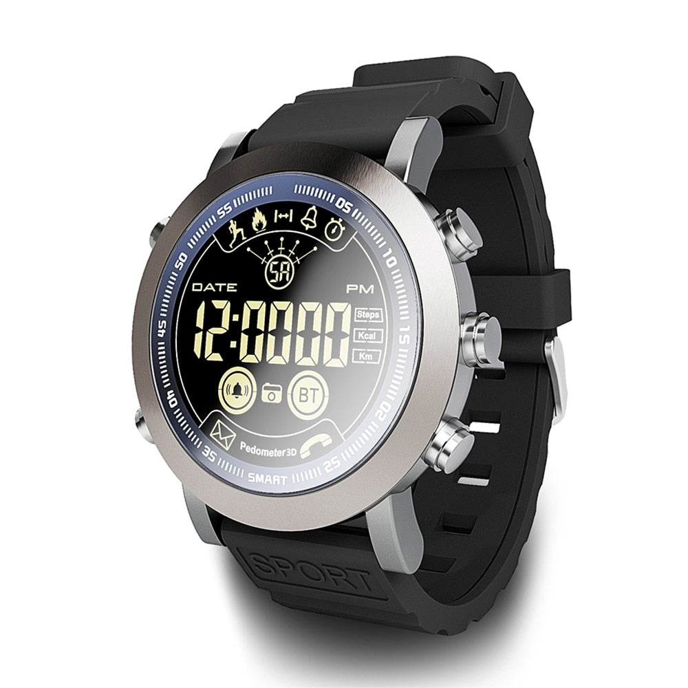 LEMFO LF23 Smart Horloge Stappenteller Digitale Mannen 33-maand Voor IOS En Android Telefoon – Grandado.com
