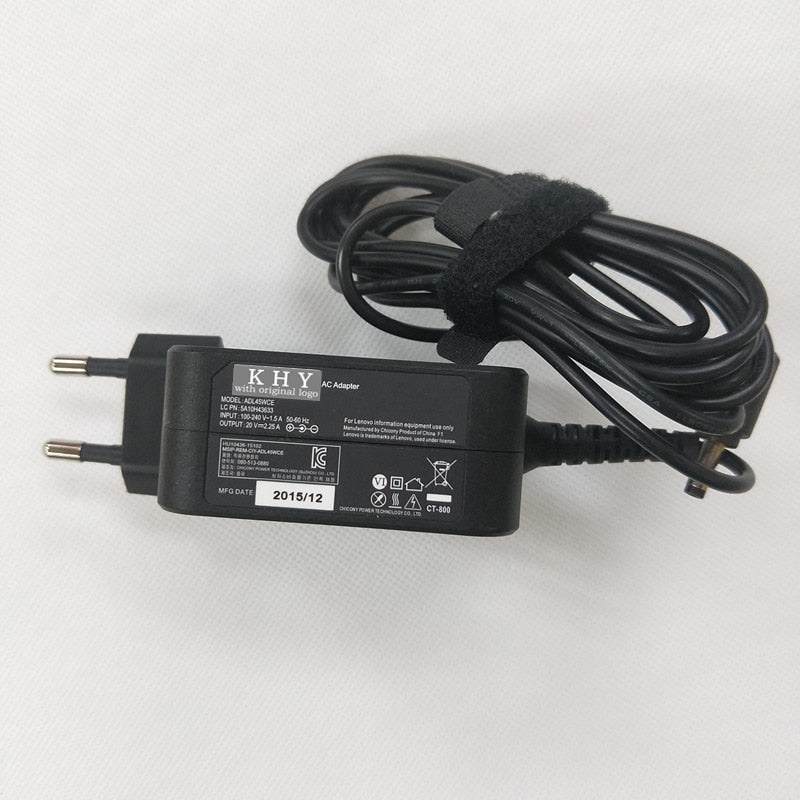 Originele v 2.25A 45 w AC Adapter oplader Voor Lenovo IdeaPad 100 s 510 s 520 s 310 320 s 510 s 110 s MIIX-510 520 serie – Grandado.com