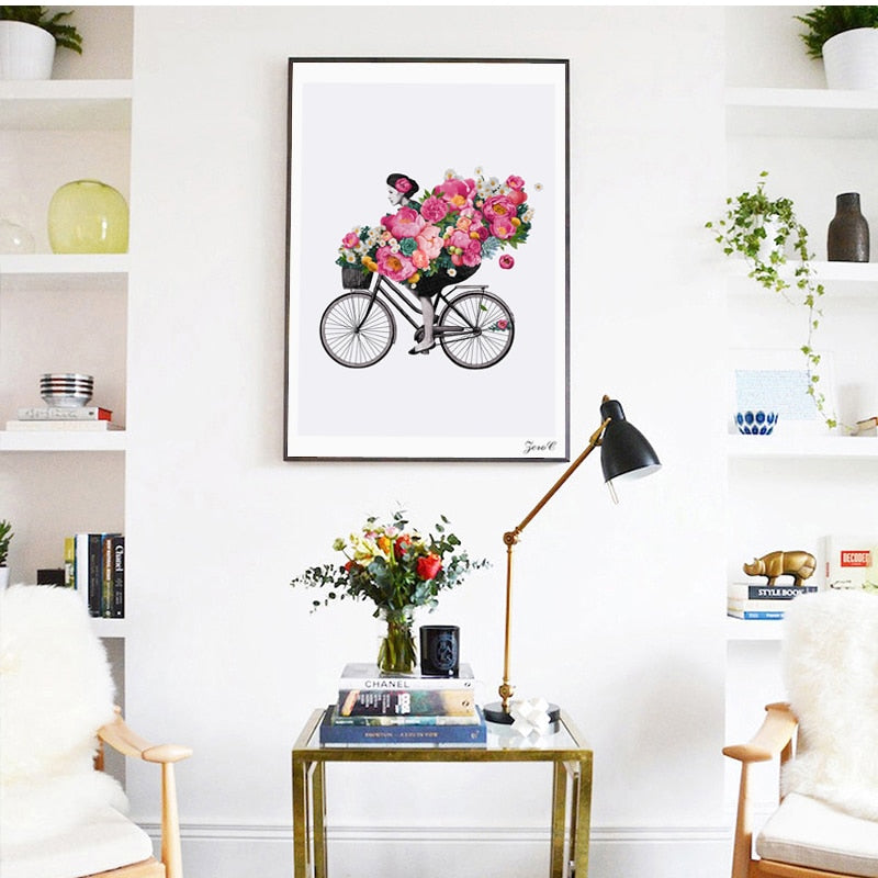 Ongebruikt Nordic Stijl Canvaskunst Aquarel Schilderijen, Posters en Prints YU-66