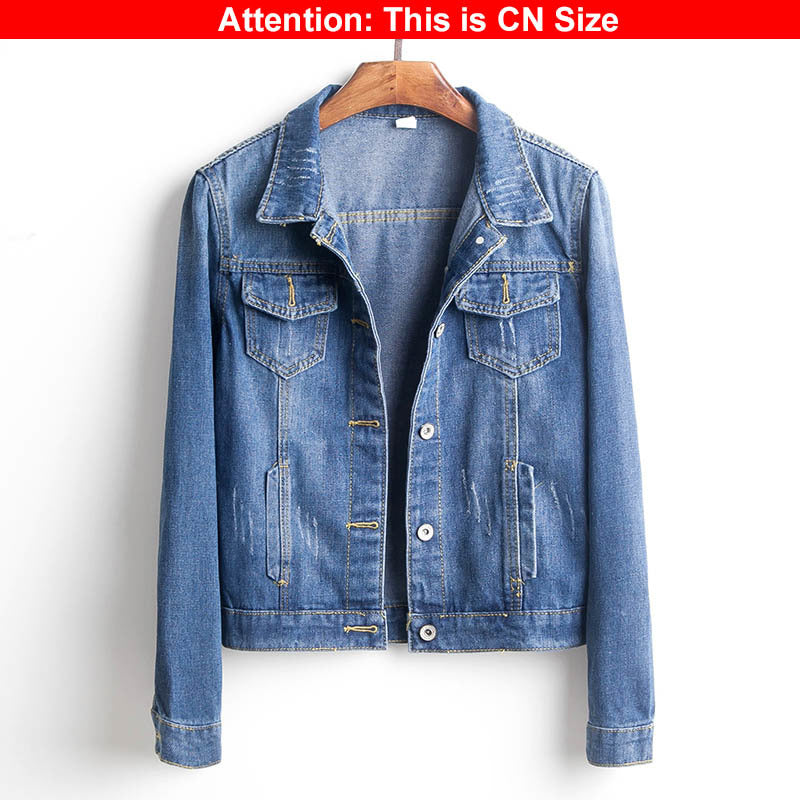 women's plus size short sleeve denim jacket