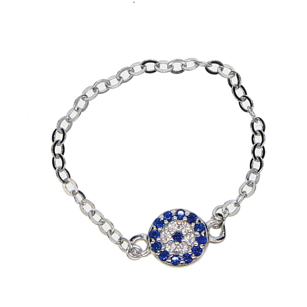 Verwonderend Fijne zilveren sieraden 2018collectie bling AAA zirconia blauwe GF-87