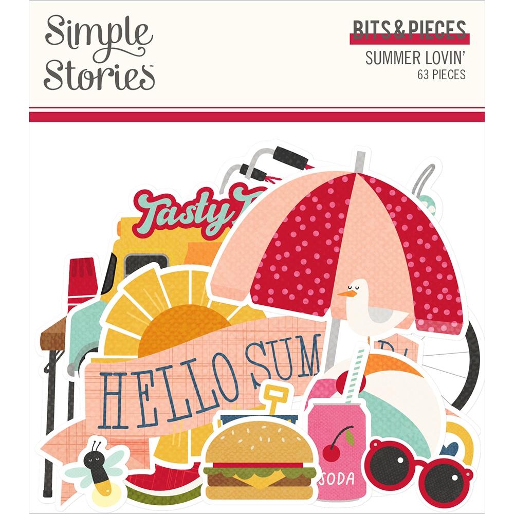 Simple Stories ~ LET'S GET CRAFTY ~ Puffy Stickers