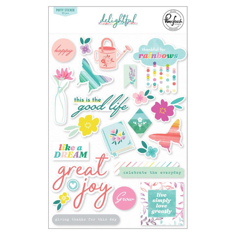 Flower Market: Puffy Stickers