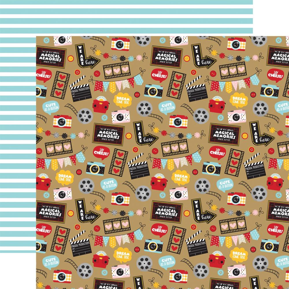 Say Cheese Main Street - 2x2 Elements 12x12 Scrapbook Paper - 5