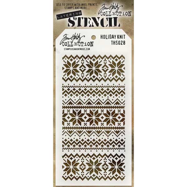 Tim Holtz Layering Stencil - Brush Mark