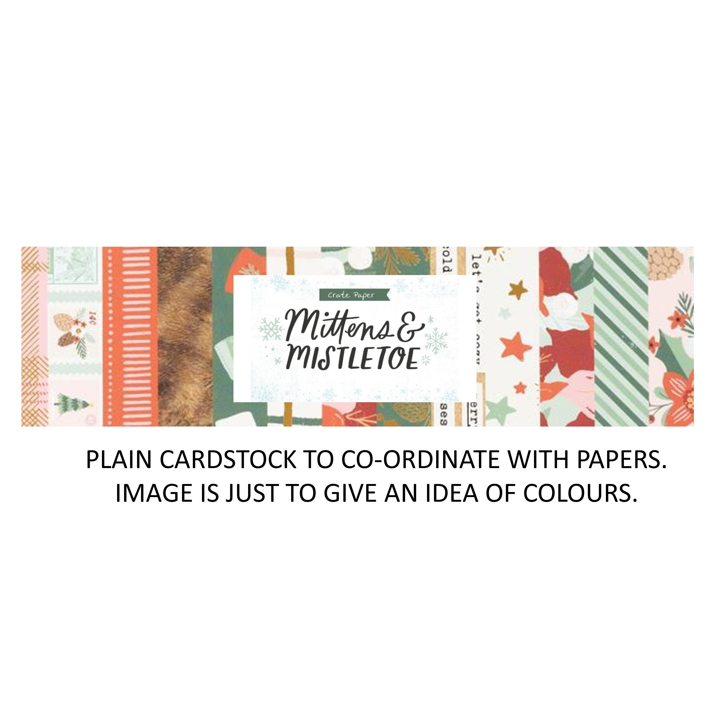 Mittens and Mistletoe Acrylic Stamp - Crate Paper