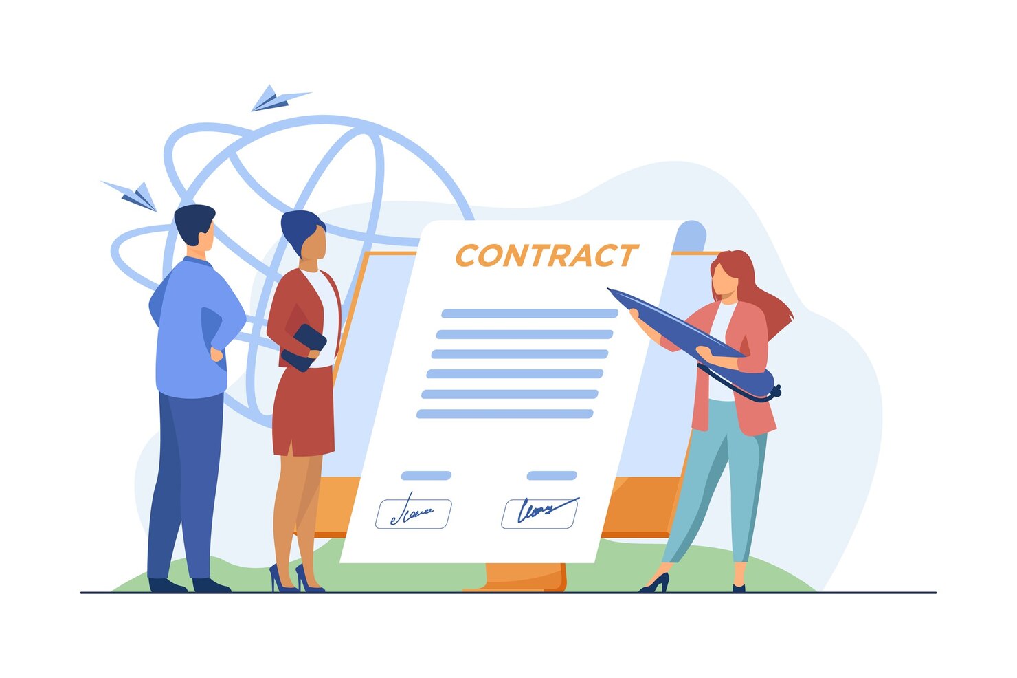Government COOP Contract Illustration