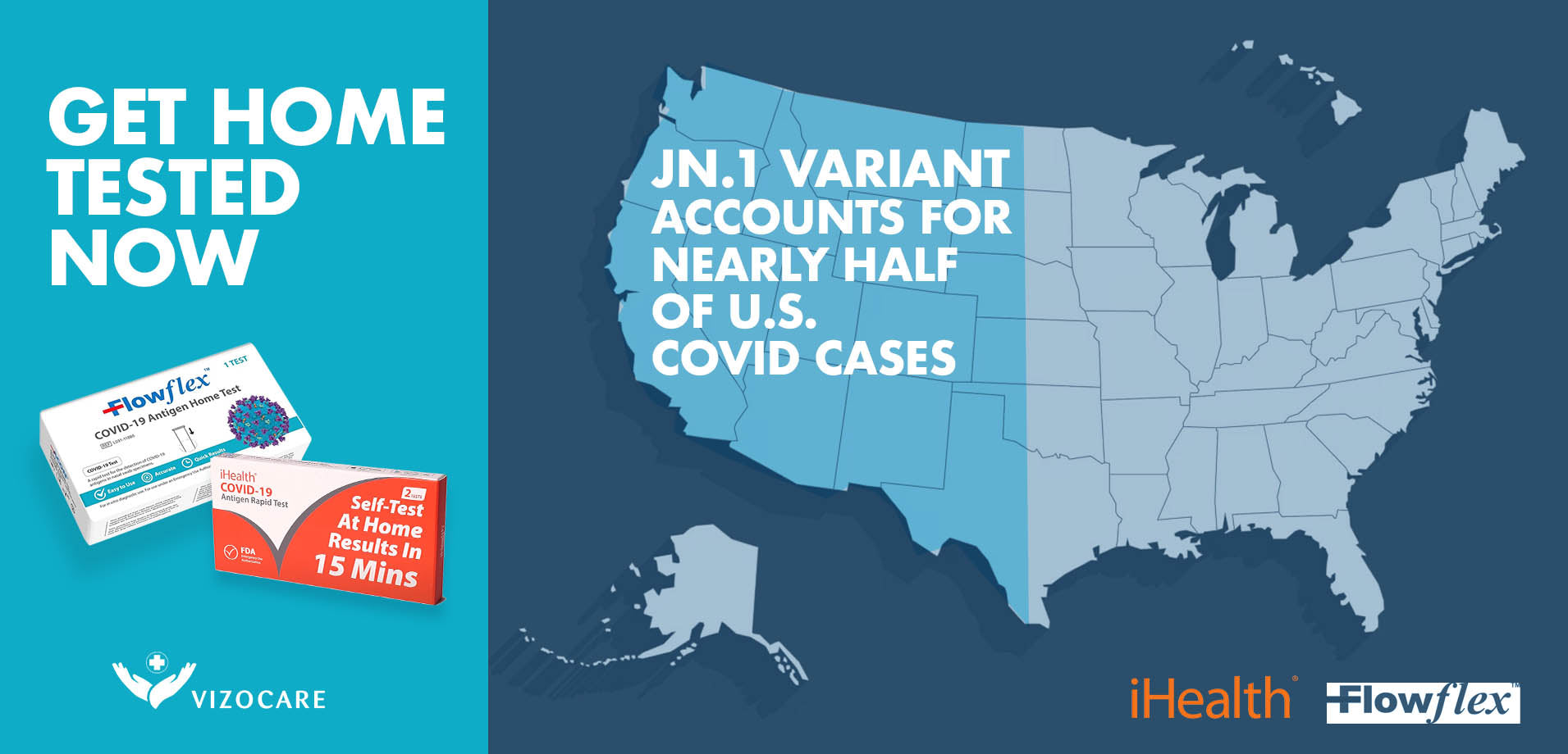 JN.1 Variant almost Half of US COVID Cases