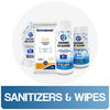 Sanitizers and Sanitizing Wipes