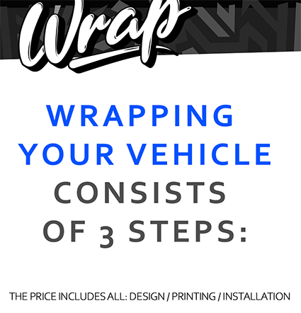 number 1 in wrap easy step to wrap your vehicle