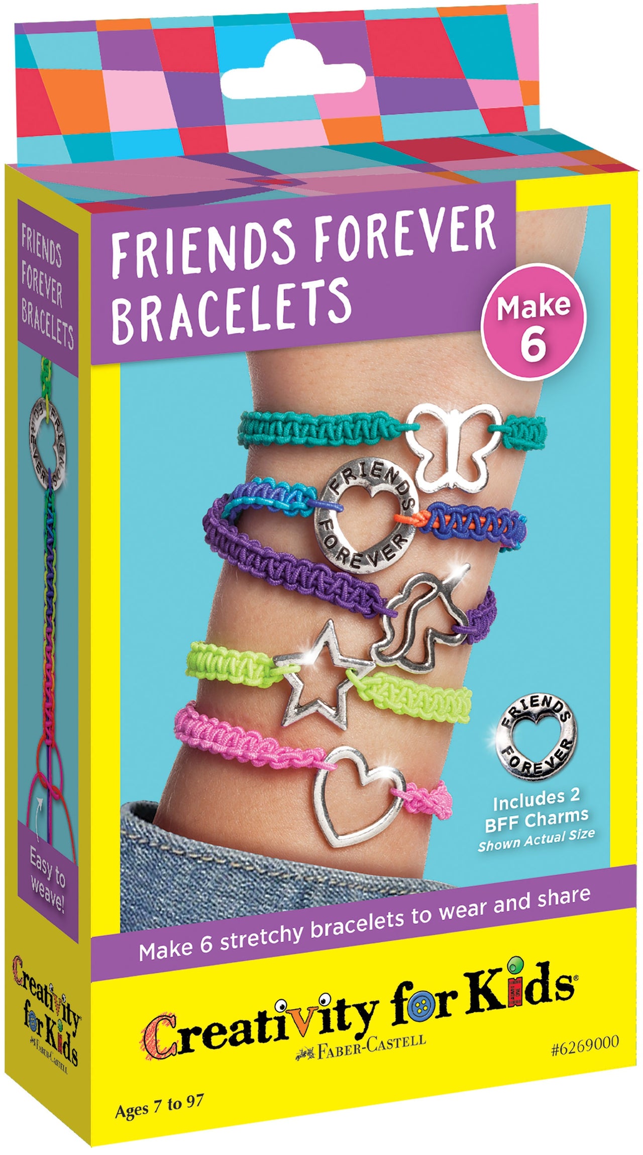 Creativity for Kids Quick Knit Charm Bracelets Kit