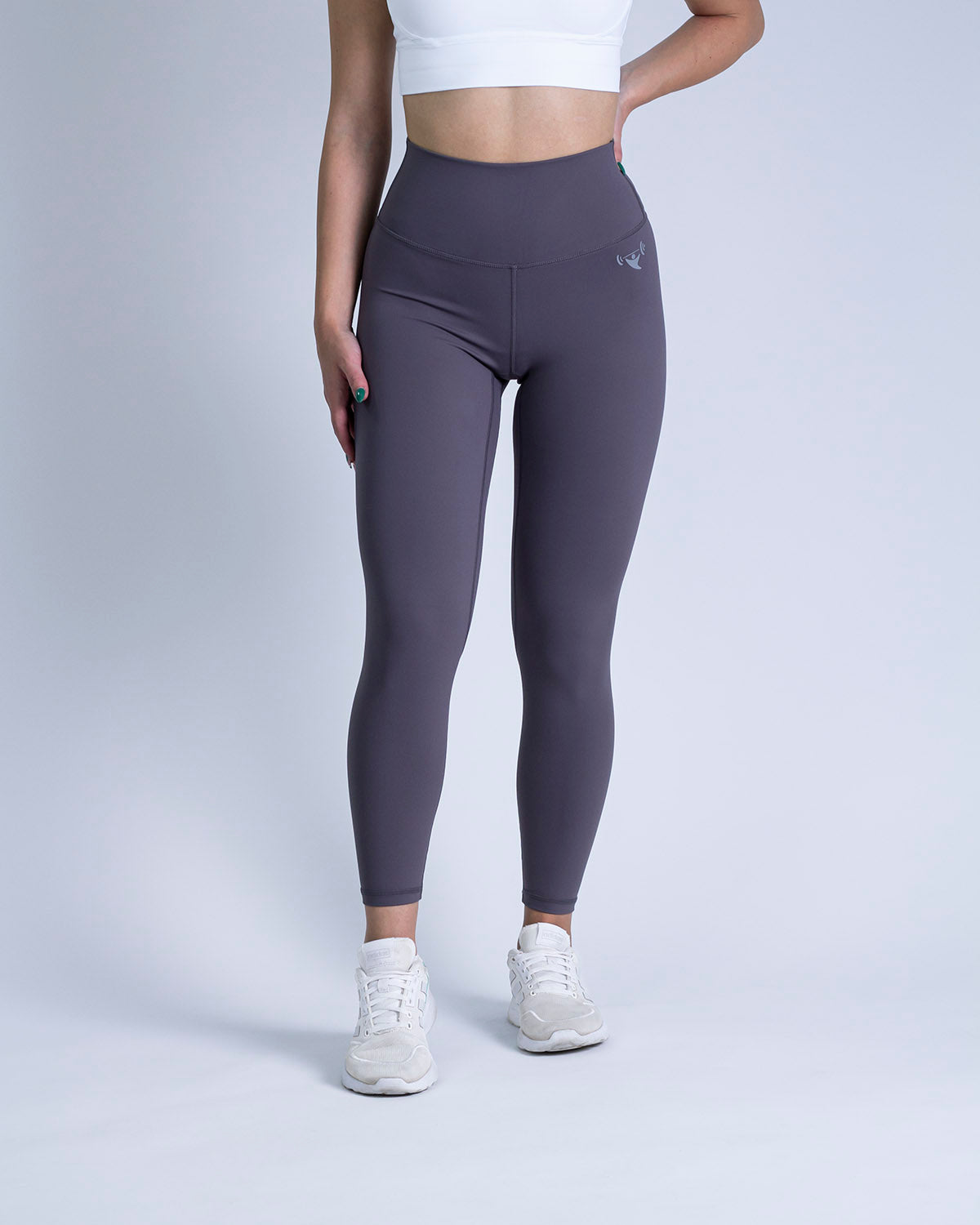 Famme Vortex 2 High Waisted Leggings Grey