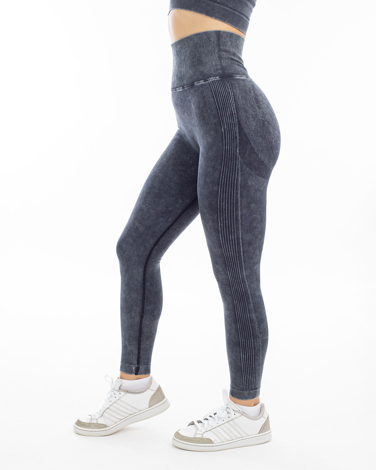 Putting In The Work Ribbed High Waisted Leggings (Mauve)