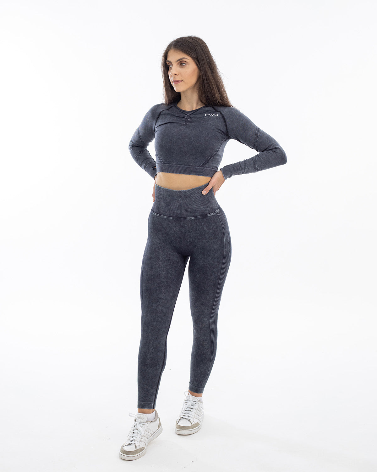 Ultra Power High Waisted Contour Leggings - Black