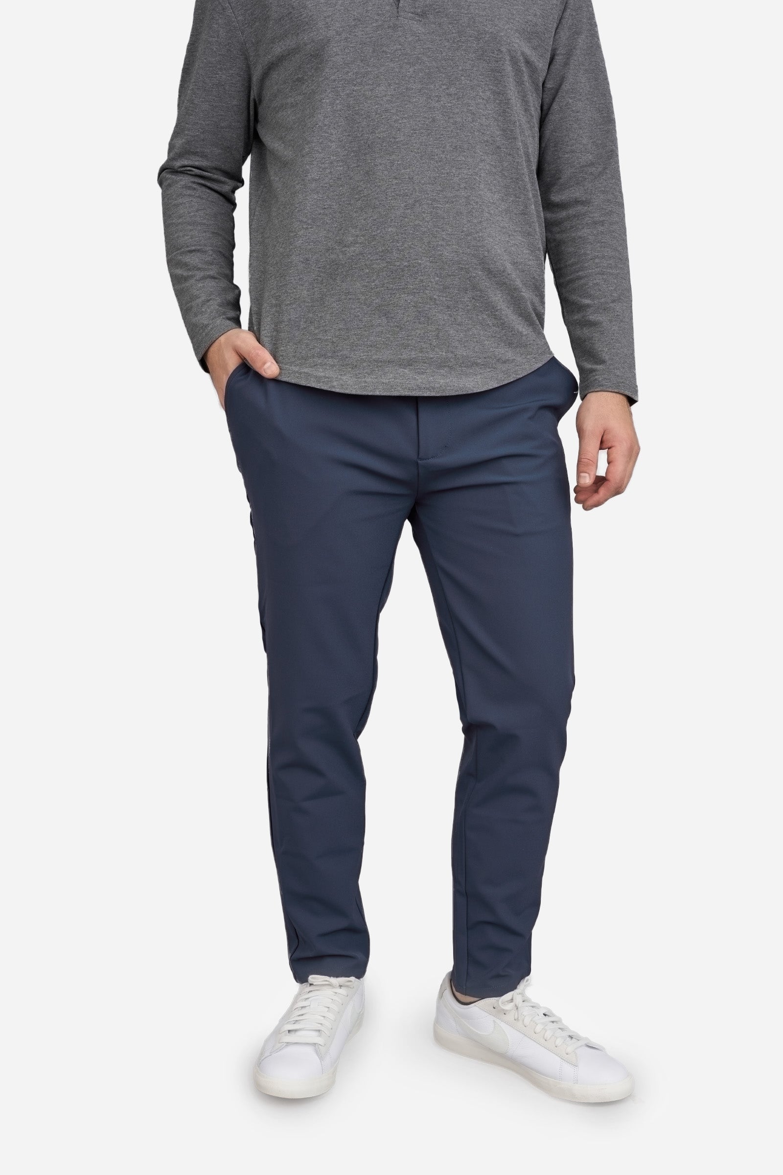 Mason Omni-Stretch Knit Jogger Charcoal