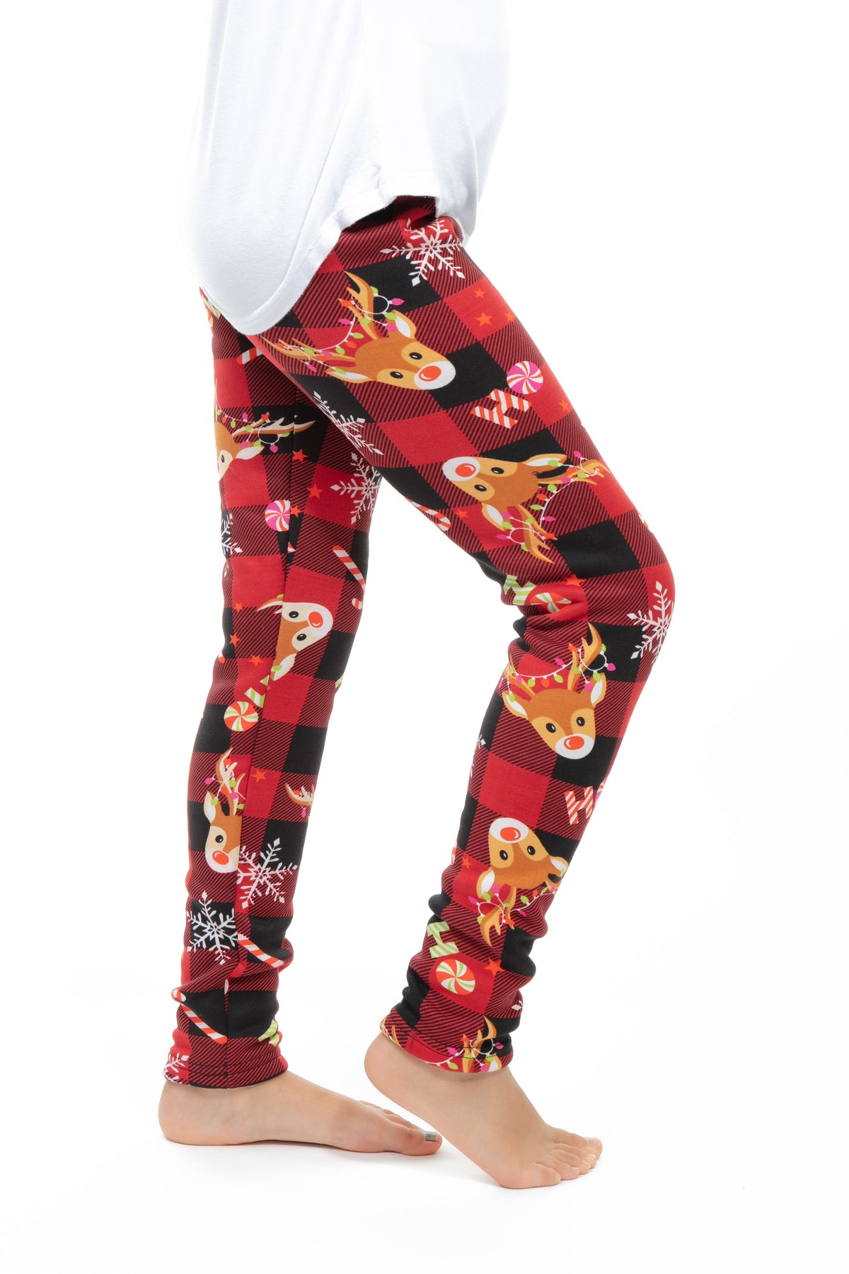 Santa Claus Hot Cocoa Christmas Holiday Women's Leggings TC2 Ext