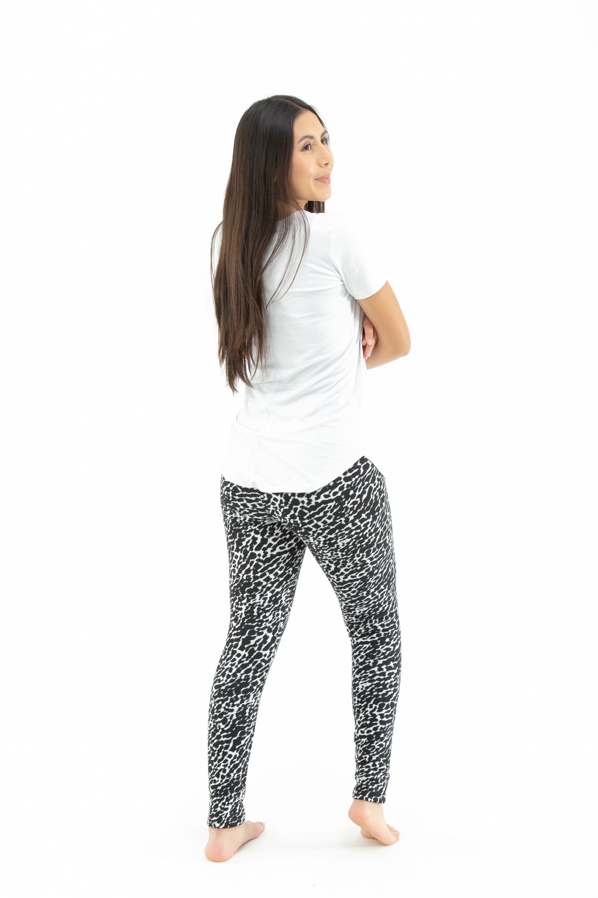 Balance Collection White Leopard Active Small Leggings - $6 - From Savannah