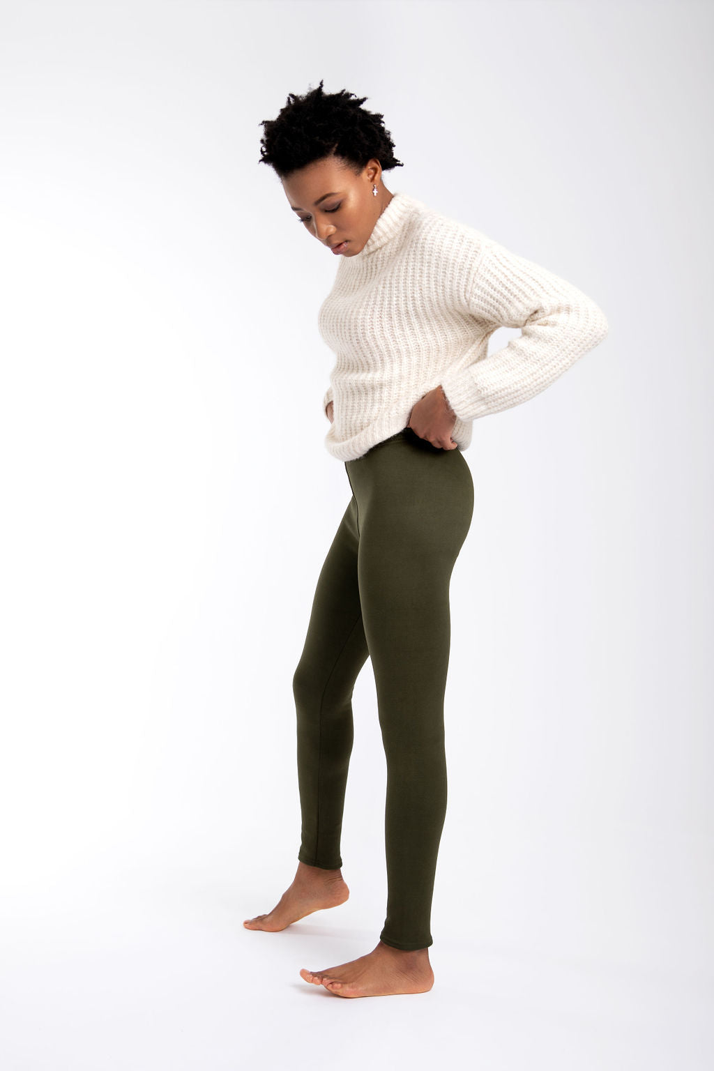 Fur-Lined Leggings Available in M-L – Just Cozy