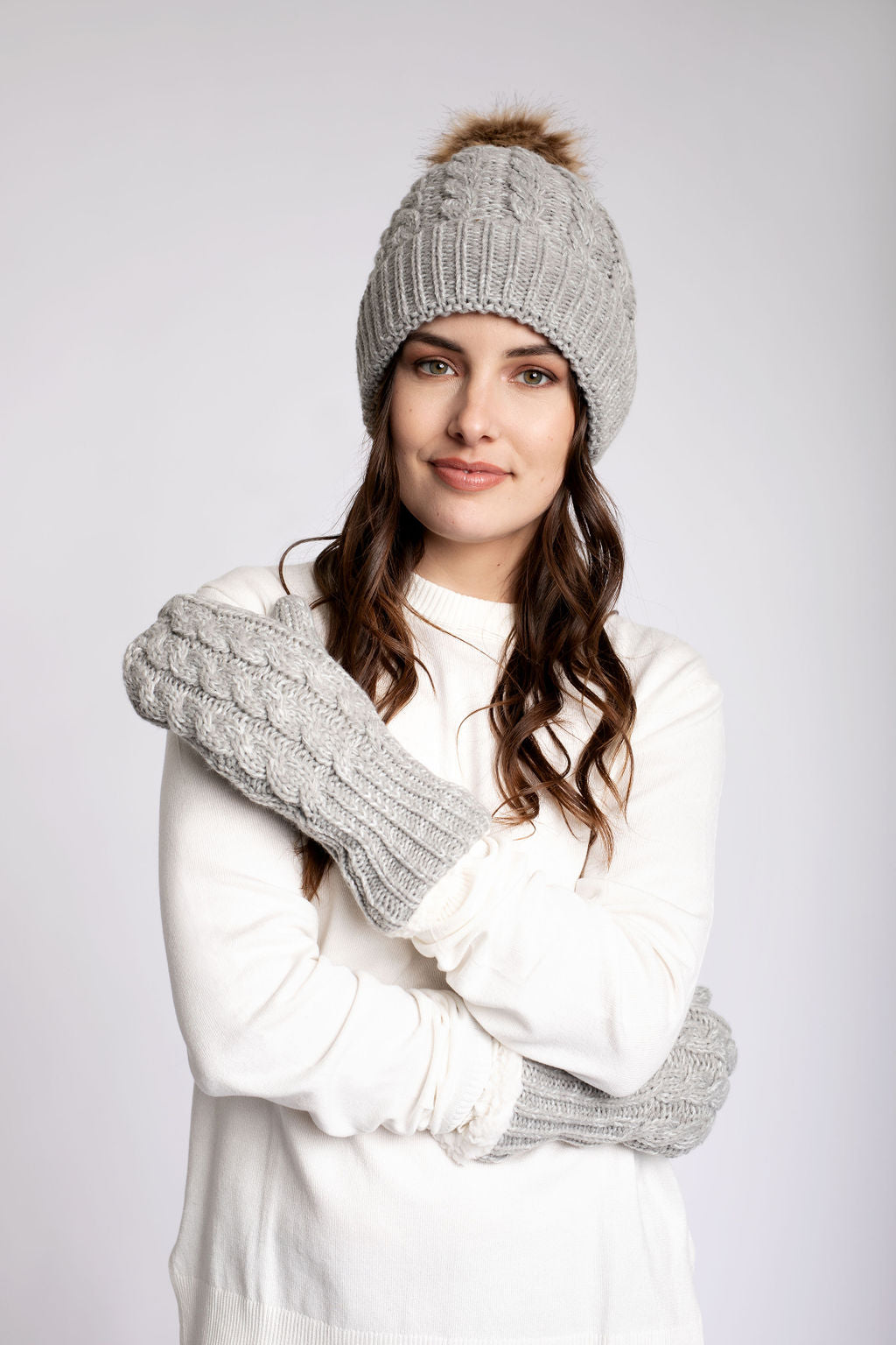 Just Cozy Knit Mittens - Comfy and Cozy Lined Mittens