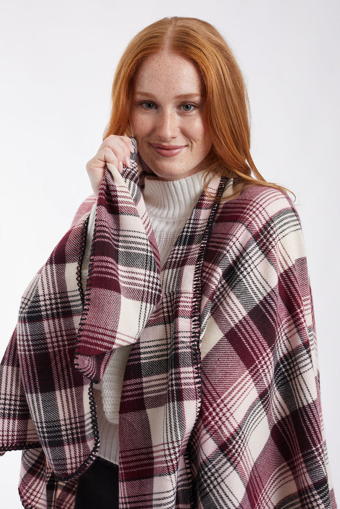 Sasha - Poncho Scarf – Just Cozy