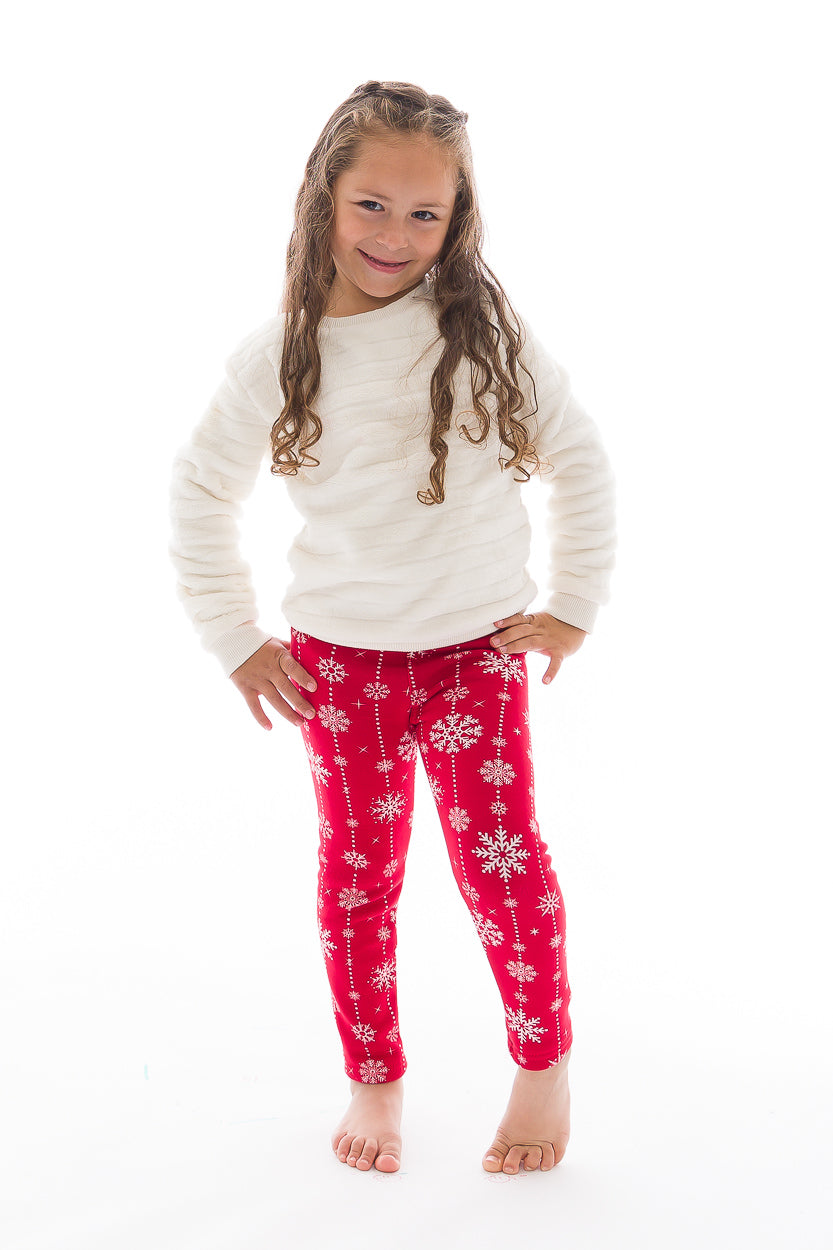 Kid's Fur-Lined Leggings Available in Size 7-8 – Just Cozy