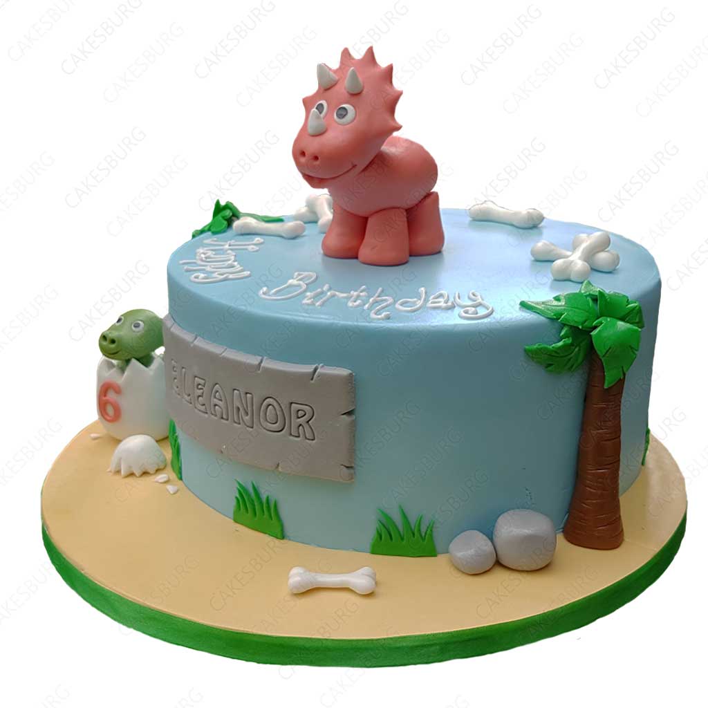 Baby Dinosaur Cake #3 – CAKESBURG Online Cake Shop