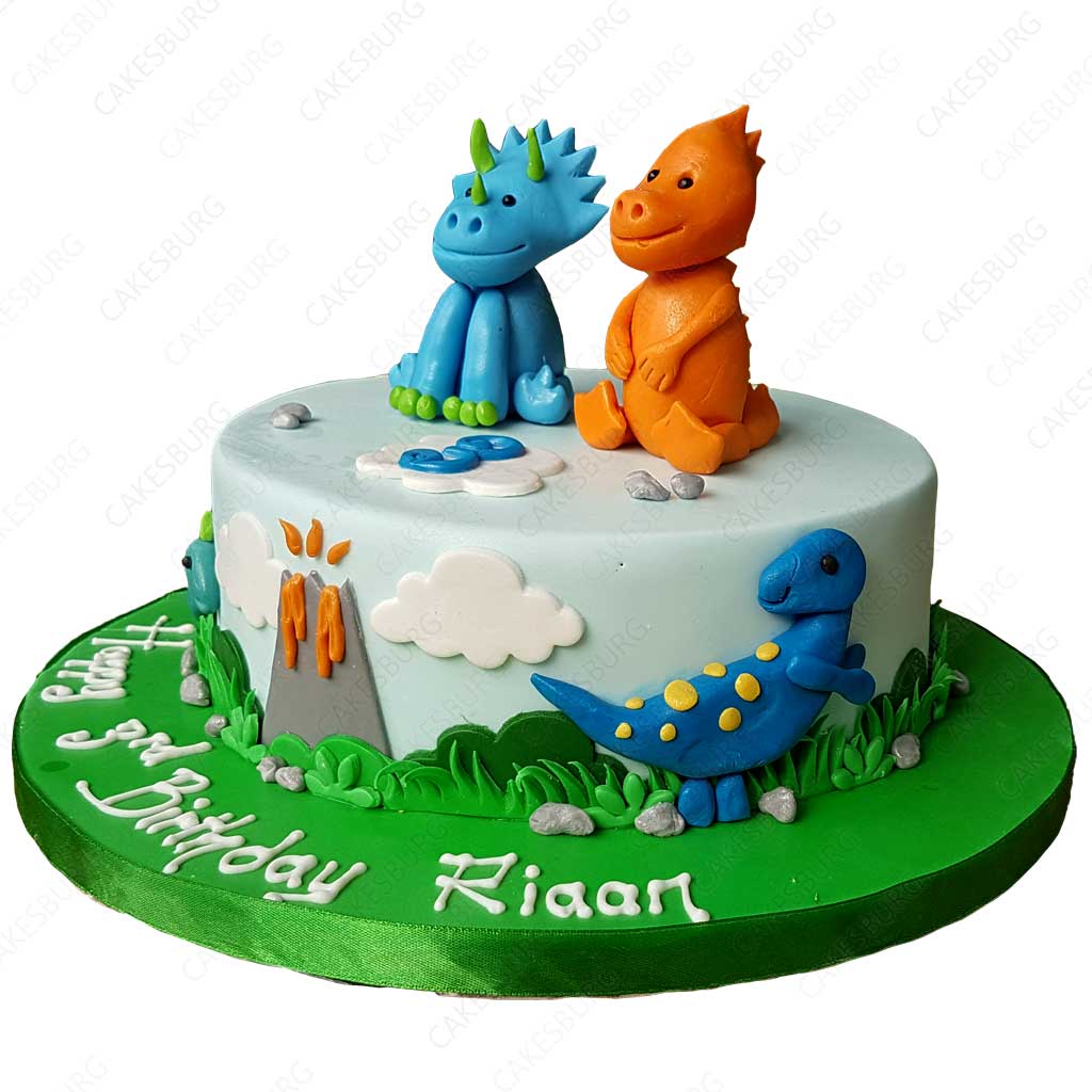 Baby Dinosaur Cake #1 – CAKESBURG Online Premium Cake Shop