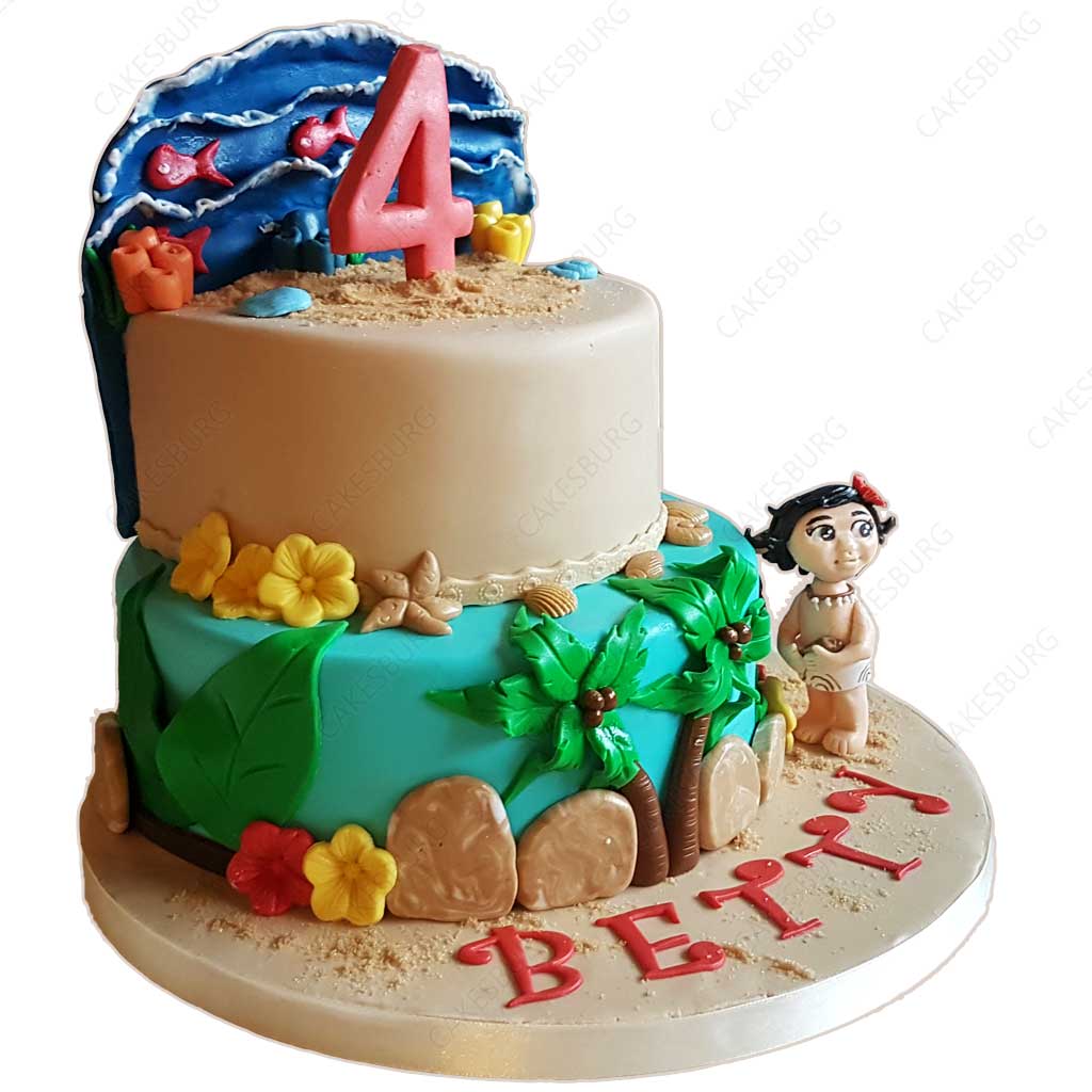 Moana Beach Cake