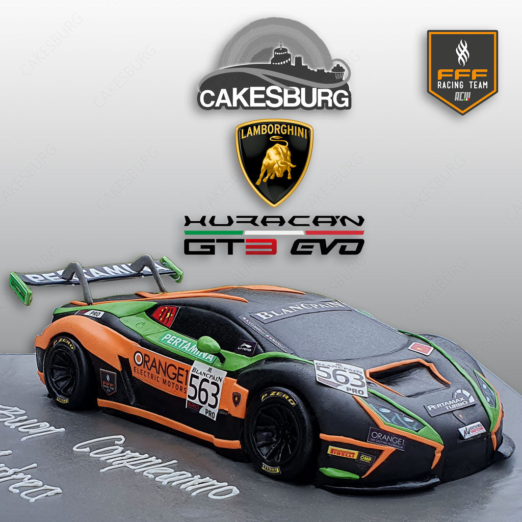 Lamborghini Huracan EVO GT3 FFF Racing Cake