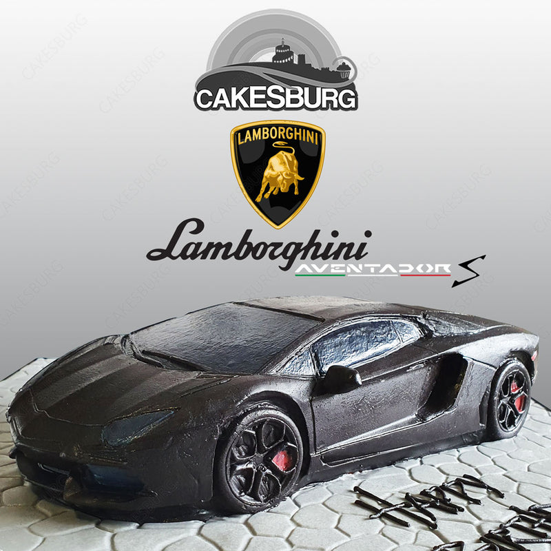 Lamborghini Aventador Cake