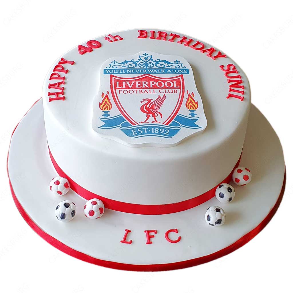 Liverpool Football Cake Cakesburg Online Premium Cake Shop