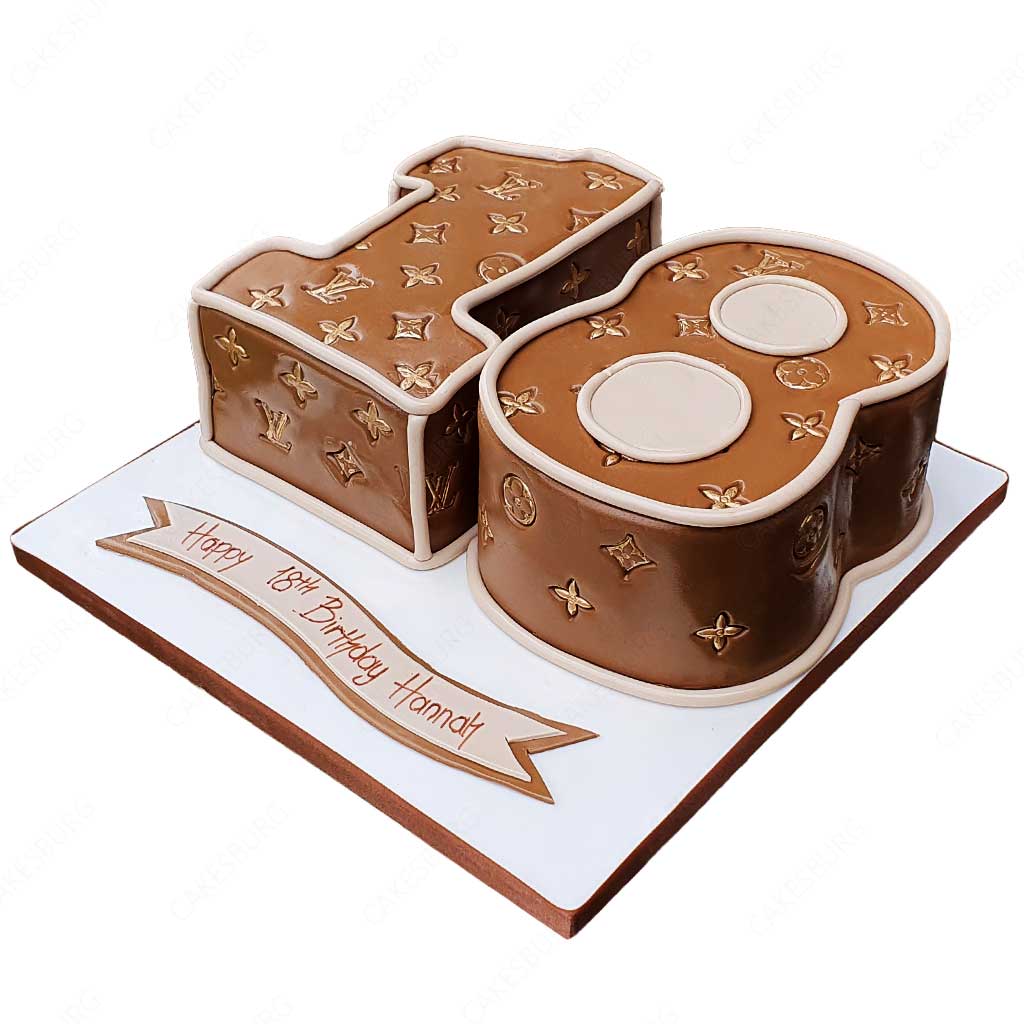 Louis Vuitton Number Age Cake – CAKESBURG Online Premium Cake Shop