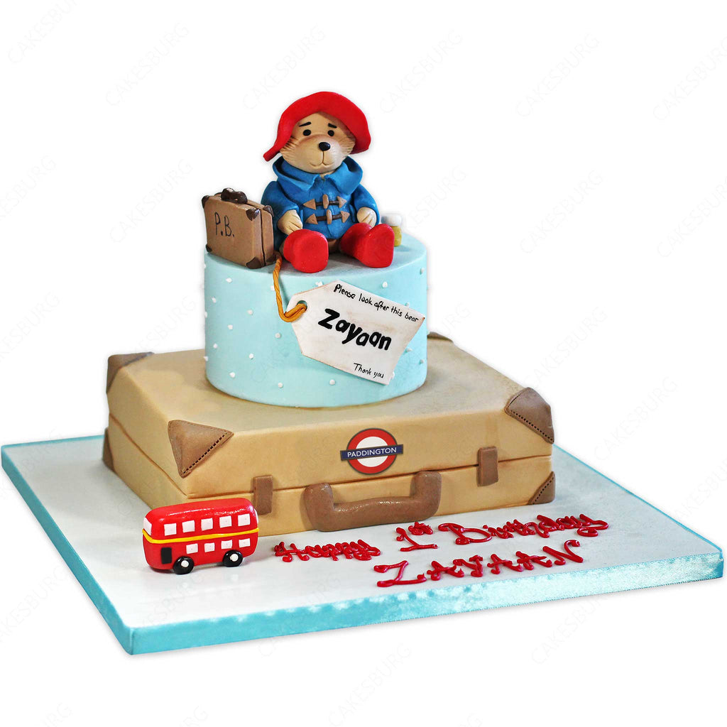 paddington bear birthday cake topper