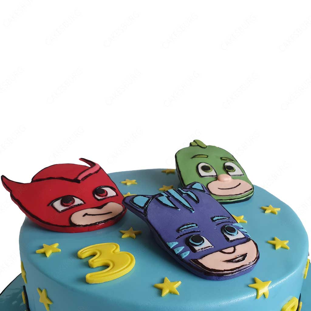 pj masks cake #1 - cakesburg online premium cake shop
