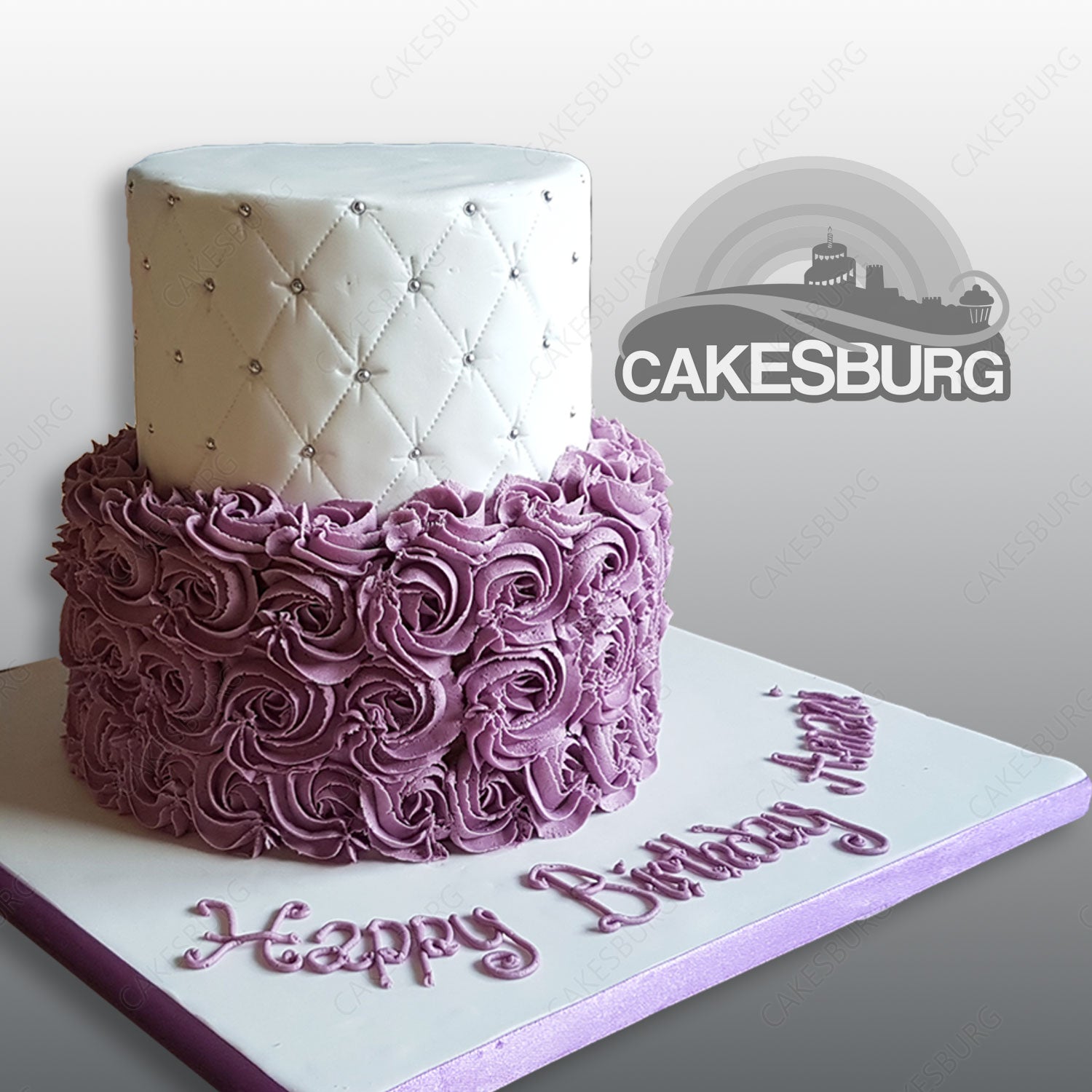Purple Roses Cake Cakesburg Online Premium Cake Shop 