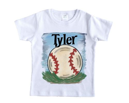 Baseball Personalized Shirt | Sew Lucky Embroidery