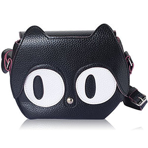 Women Cat Shoulder Bag with the Fun Black Cat Design
